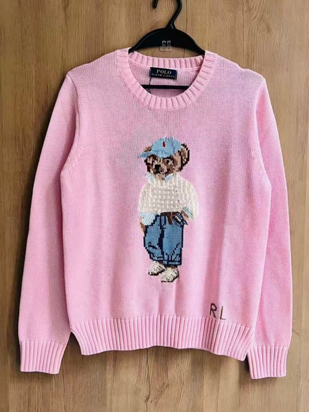 Polo Ralph Lauren Pink Polo Bear Sweater